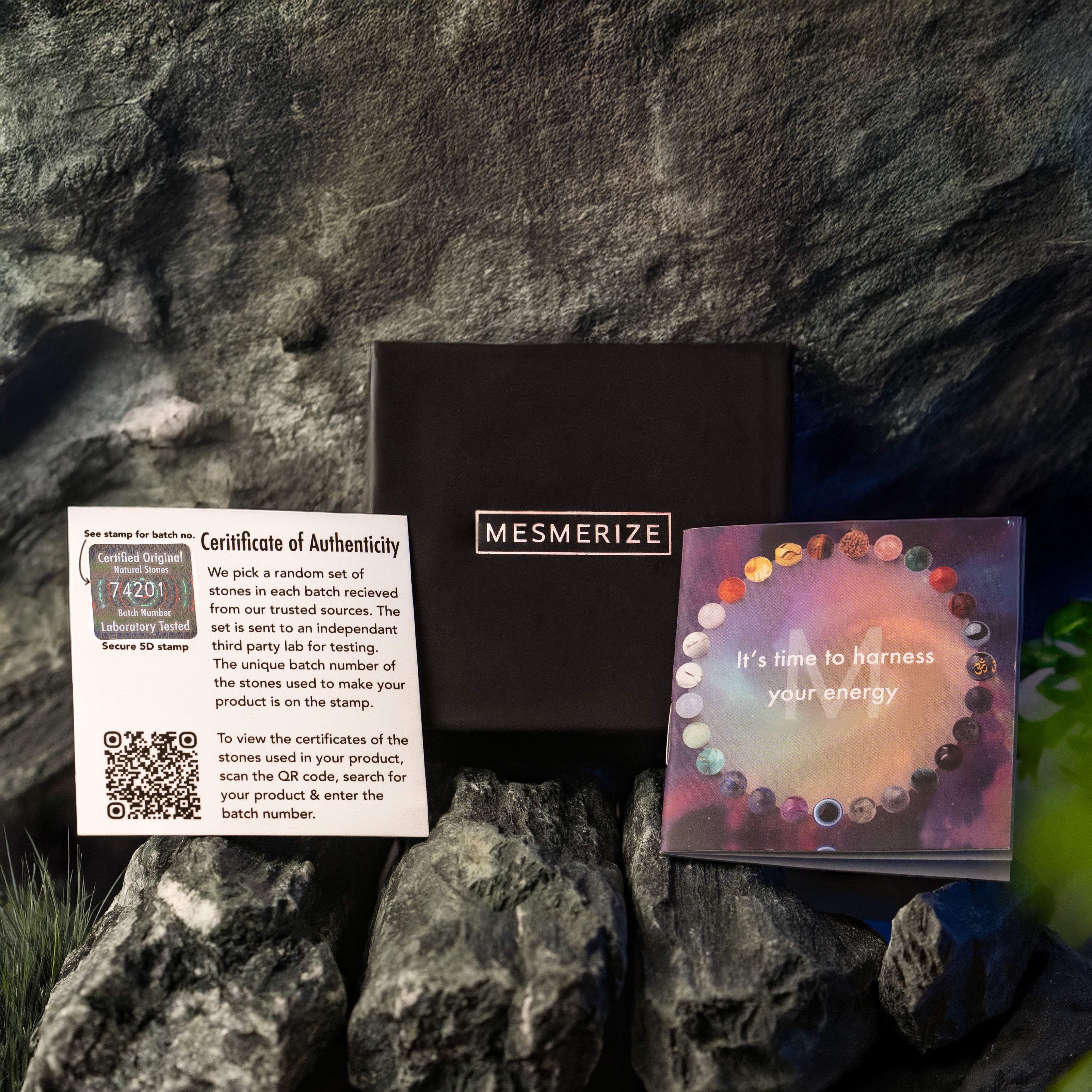 Multi Chakra Natural Stone Elastic Bracelet