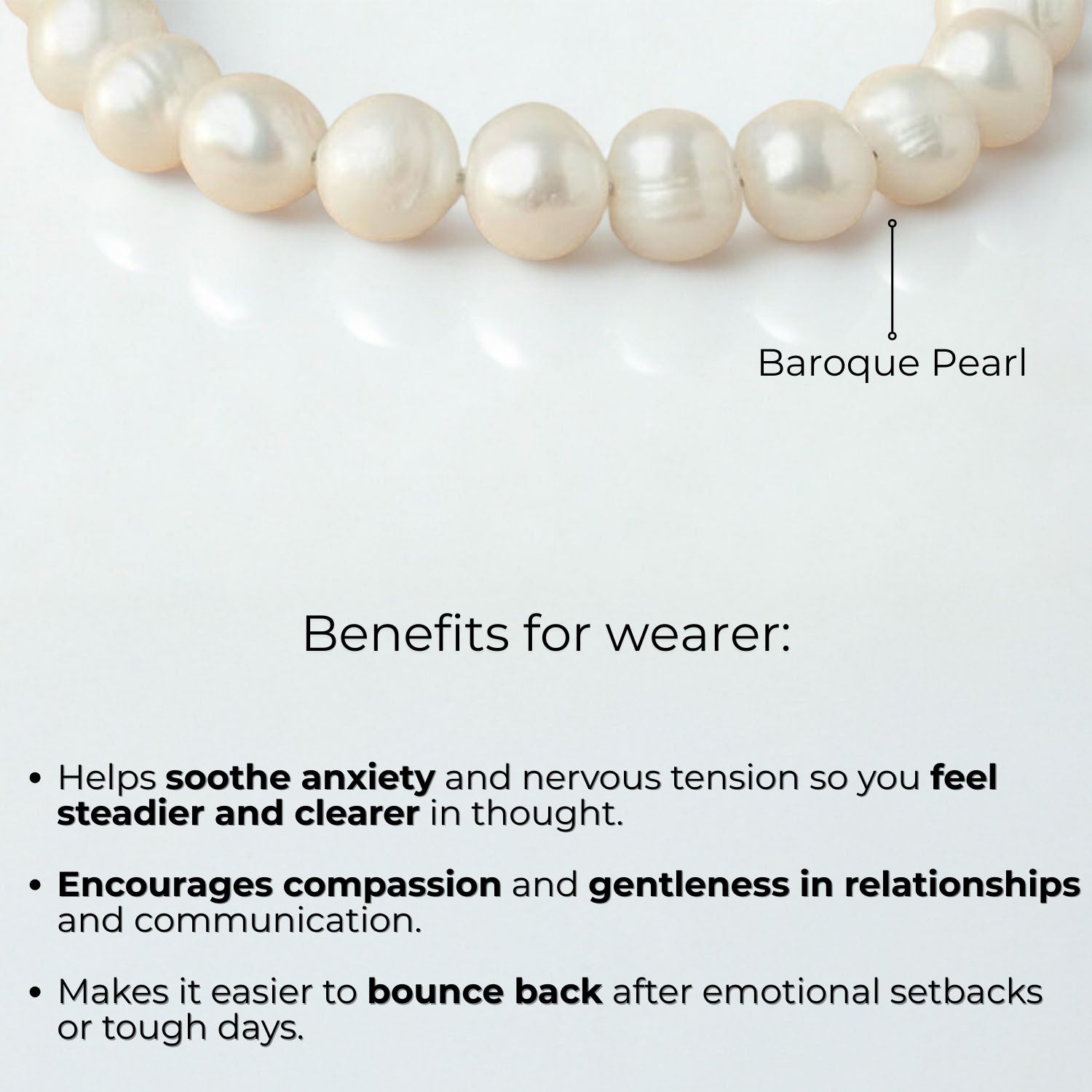 Divine Grace Pearl (Moti) Natural Stone Bracelet with Magsnap2