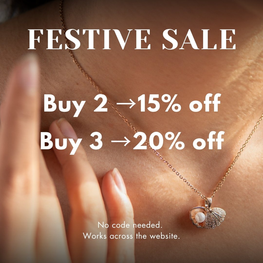 W Premium Jewellery Necklace Pearl Magnetic Rose Gold