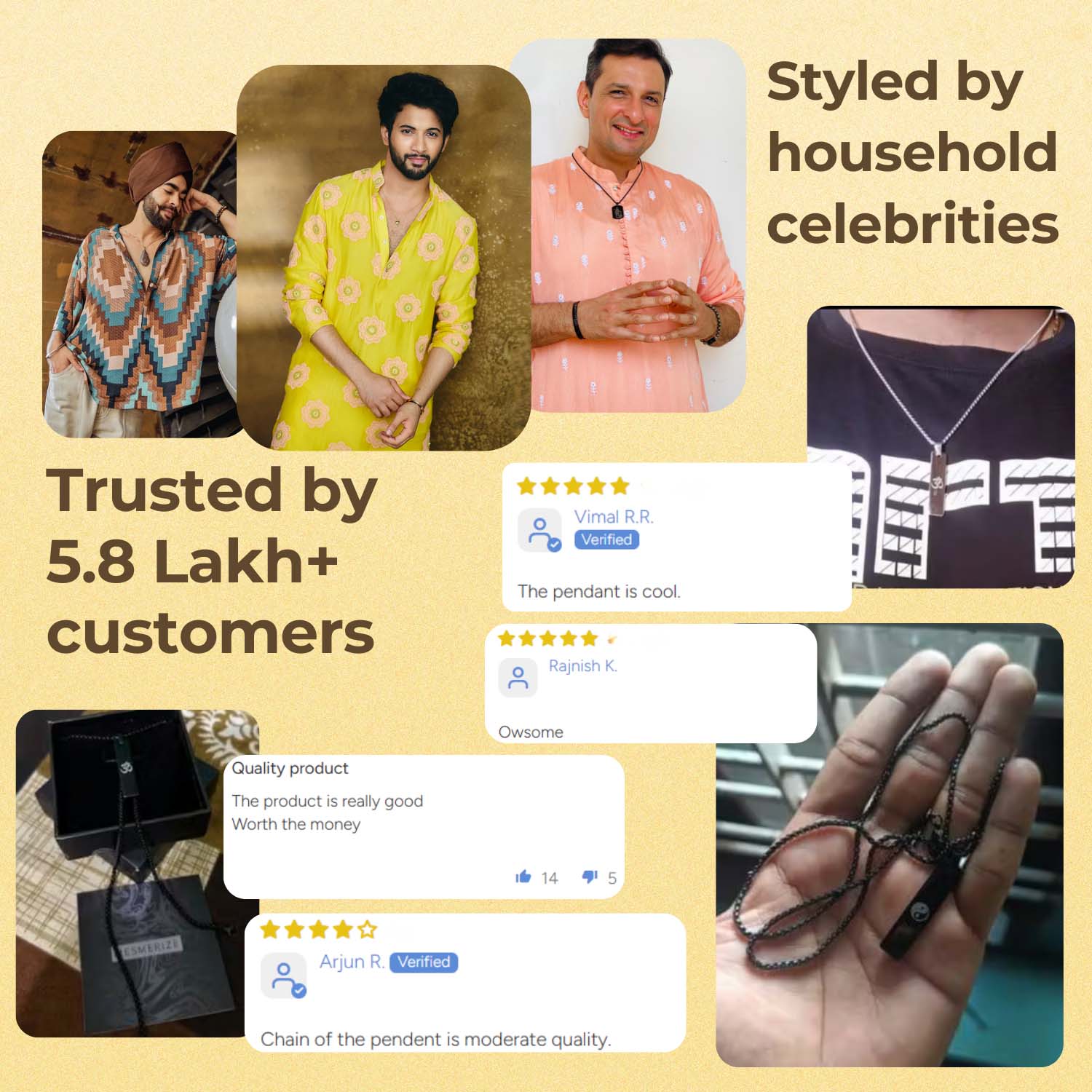 Balance 7 Chakra Bar Black Necklace