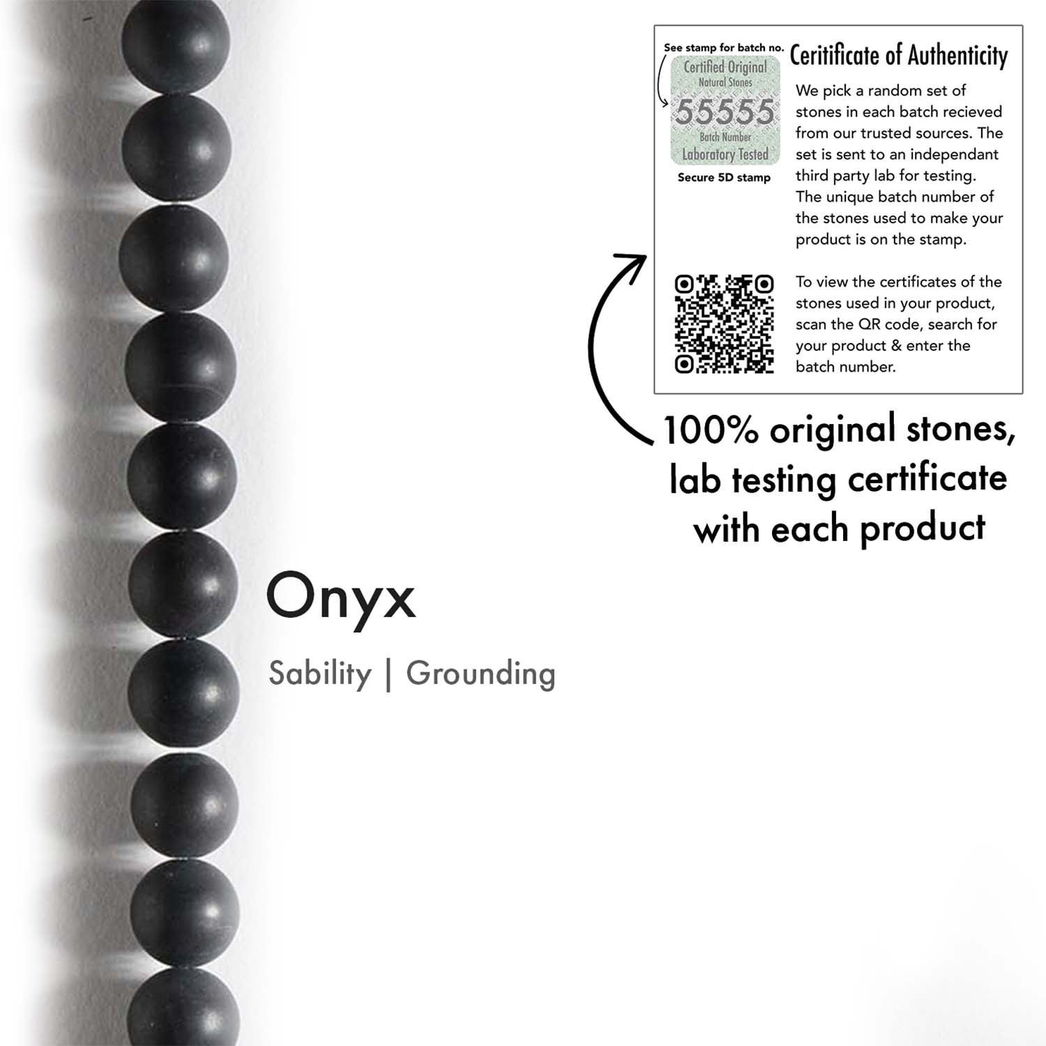 Natural Stone Jewellery Onyx Natural Stone Bracelet