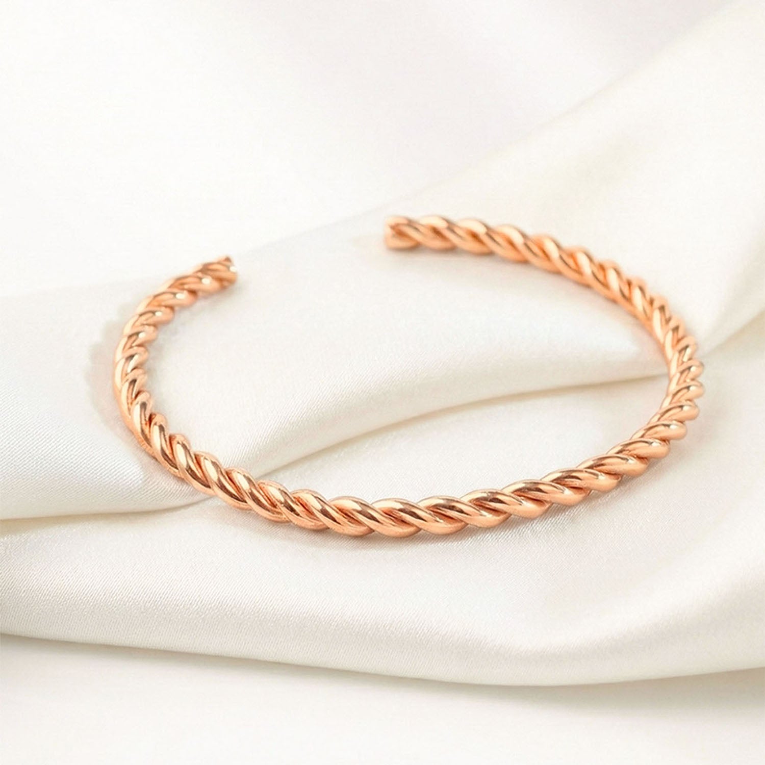 W Premium Jewellery Bracelet Spiral Rose Gold