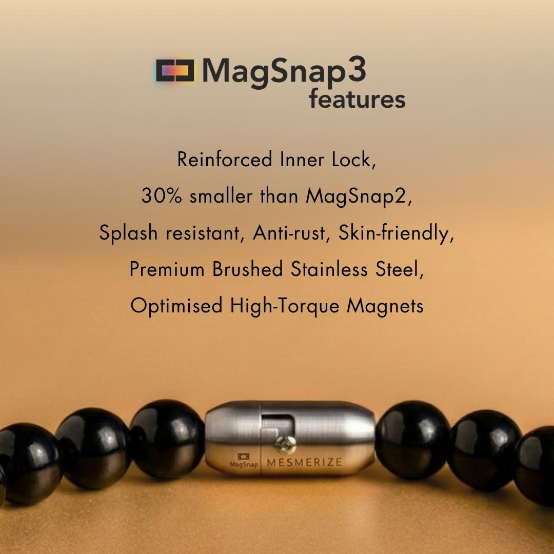 Resilient Labradorite Natural Stone Bracelet With MagSnap 2