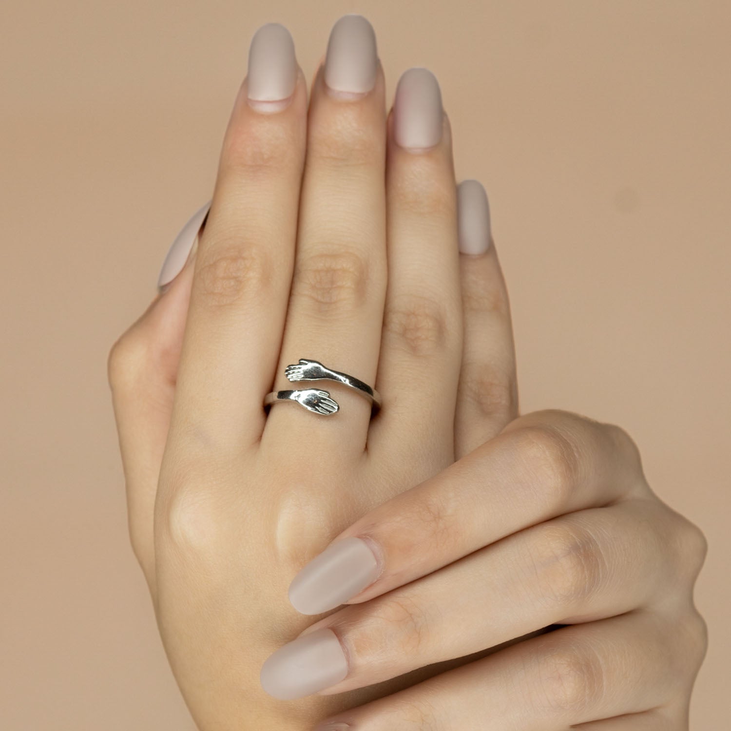 Silver Hug Ring