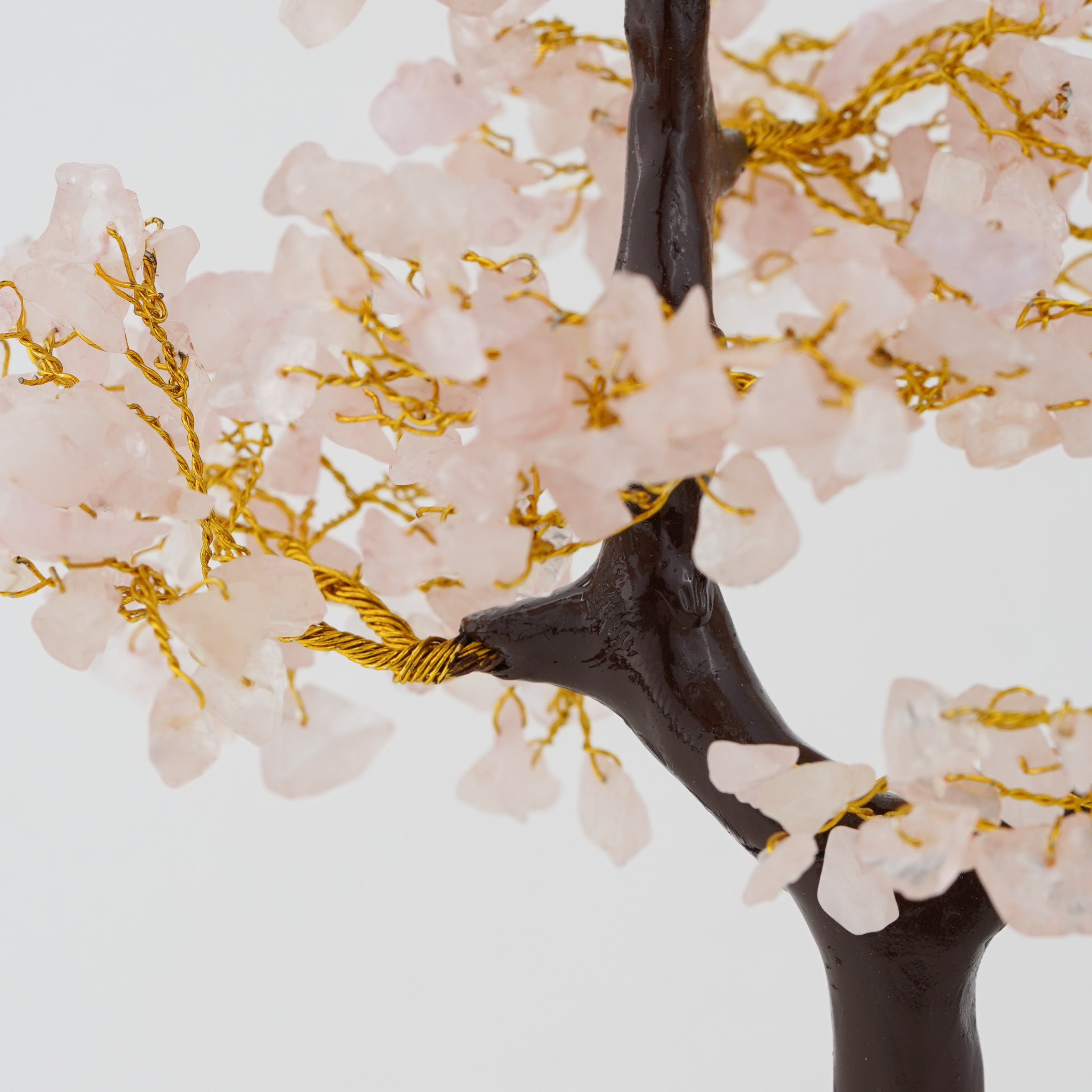 Natural Stone Tree Rose Quartz Natural Stone Tree