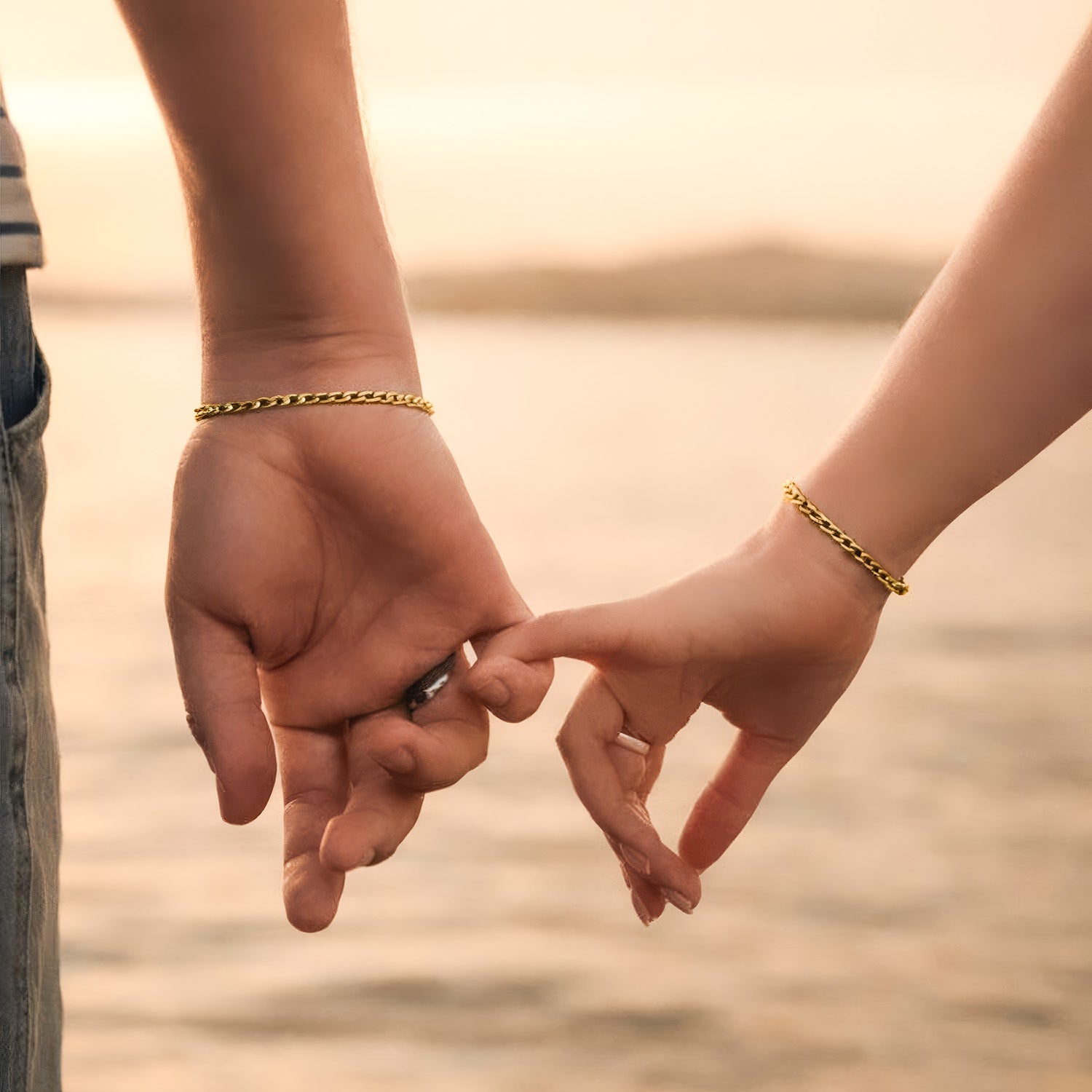 Love Locked Permanent Couple Bracelet Kit