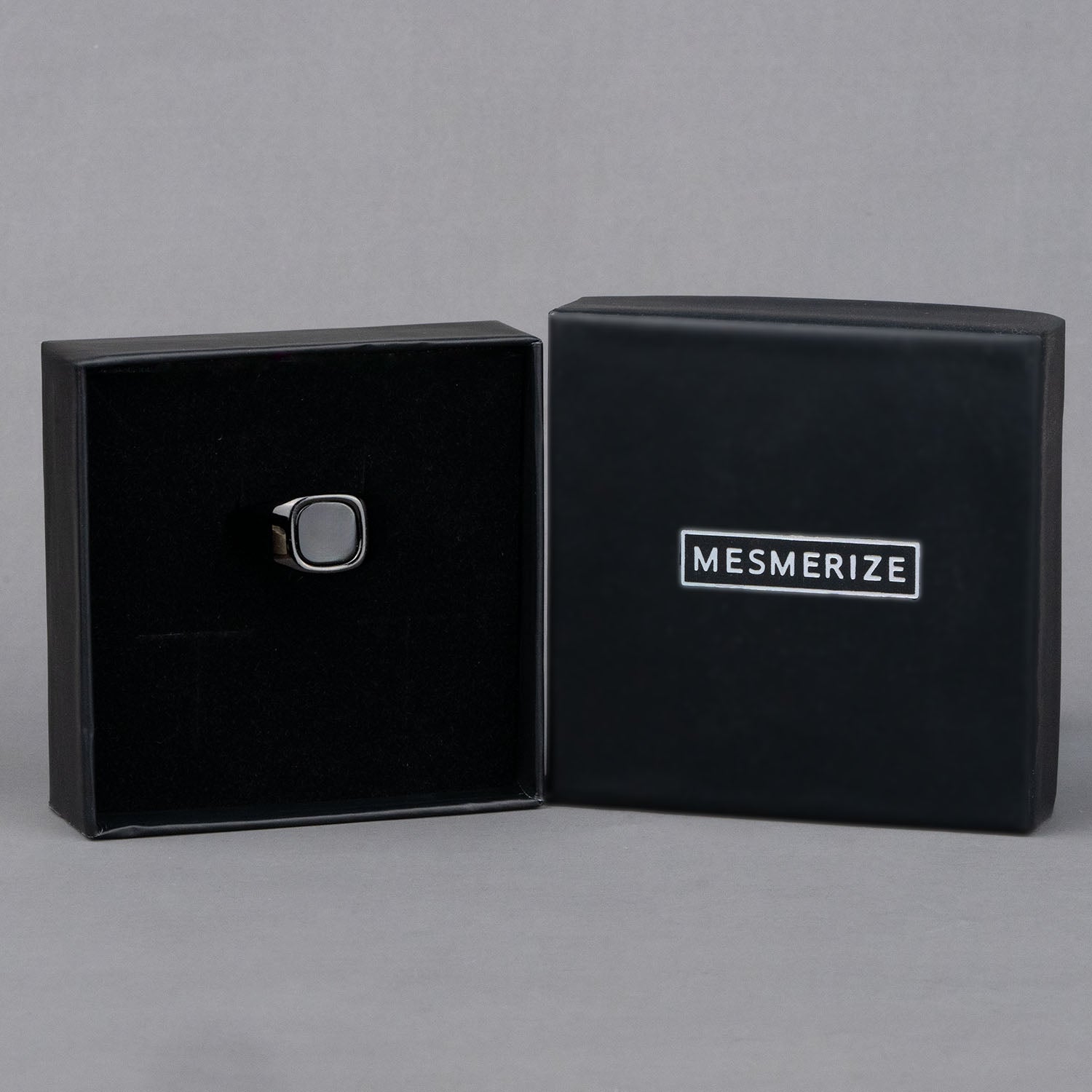 M Premium Jewellery Black Lantern Ring