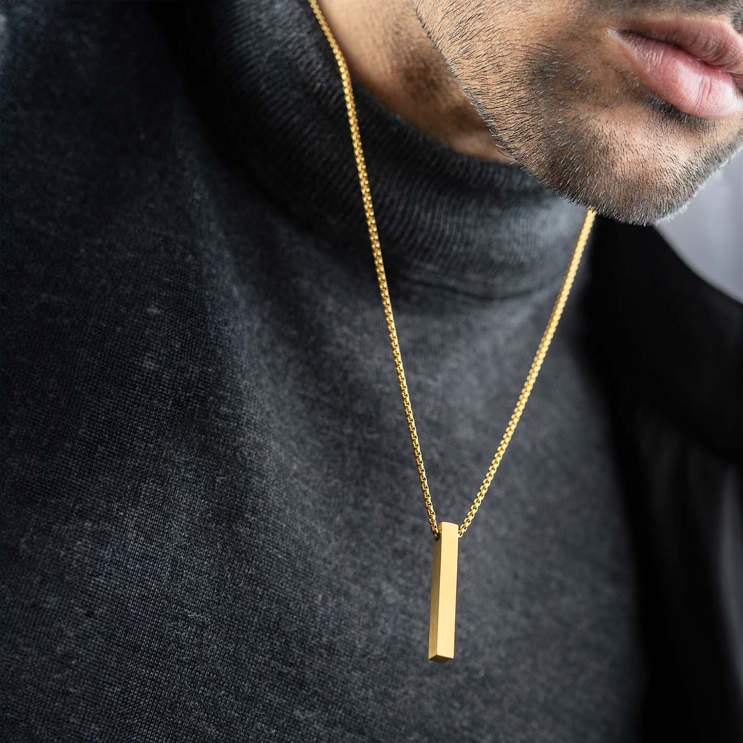 M Premium Jewellery Necklace Damon Gold