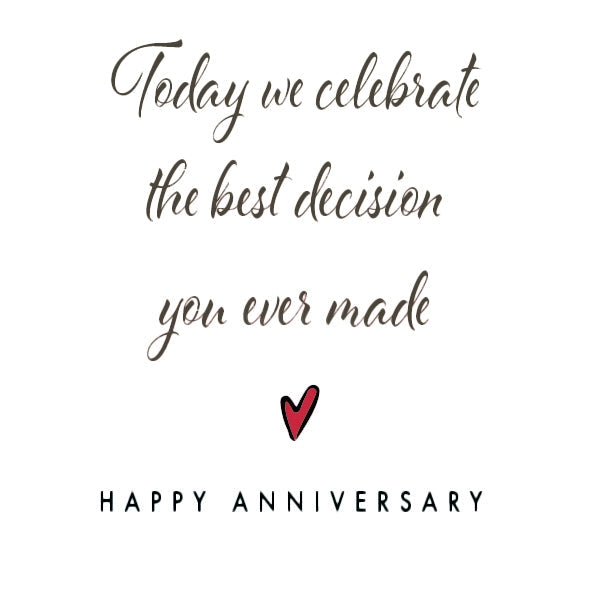 Happy Anniversary Greeting Card 2