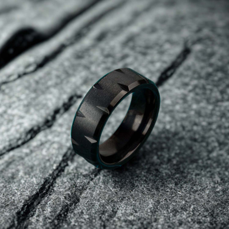 Cipher Band Ring