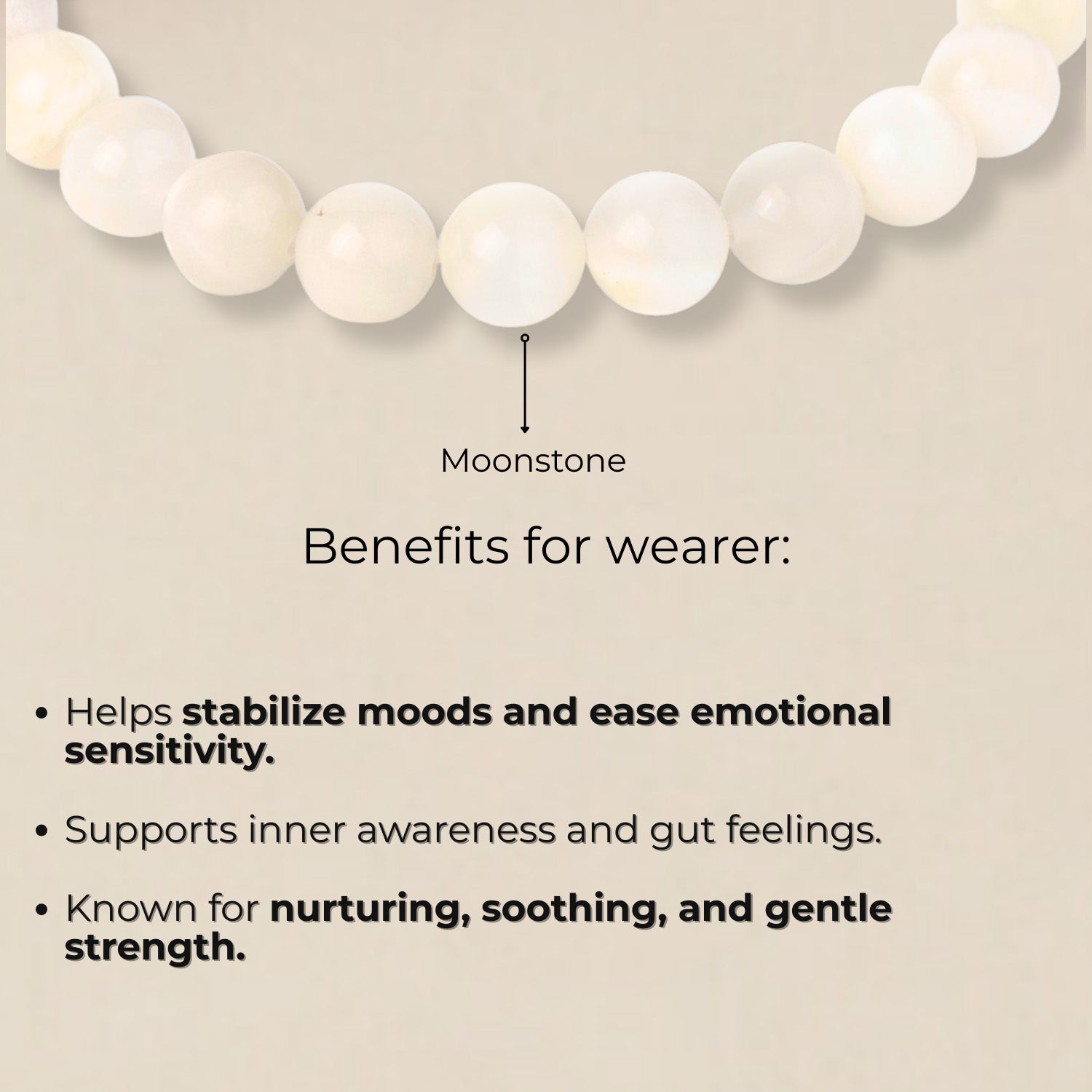 Mystic Aura Moonstone Natural Stone Bracelet With MagSnap2