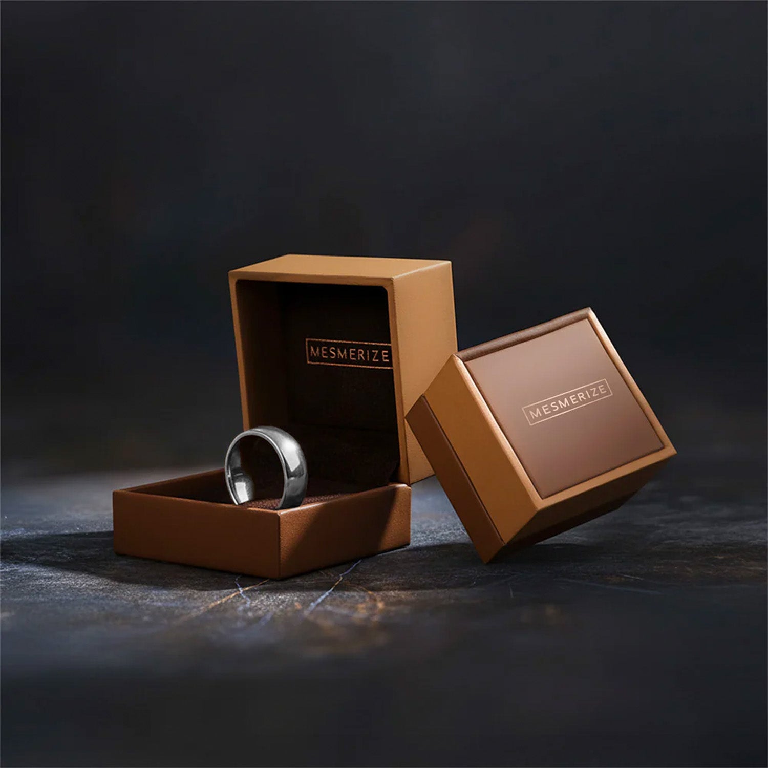 Silver High Gloss Tungsten Carbide Band Ring