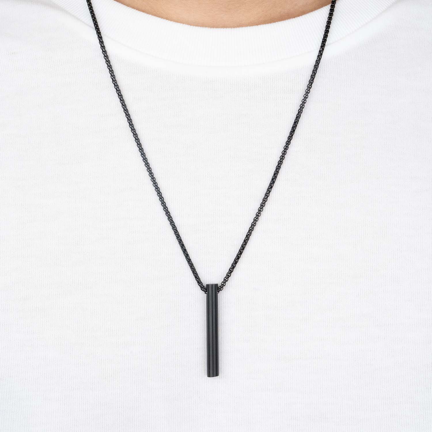 M Premium Jewellery Necklace Stefan Black