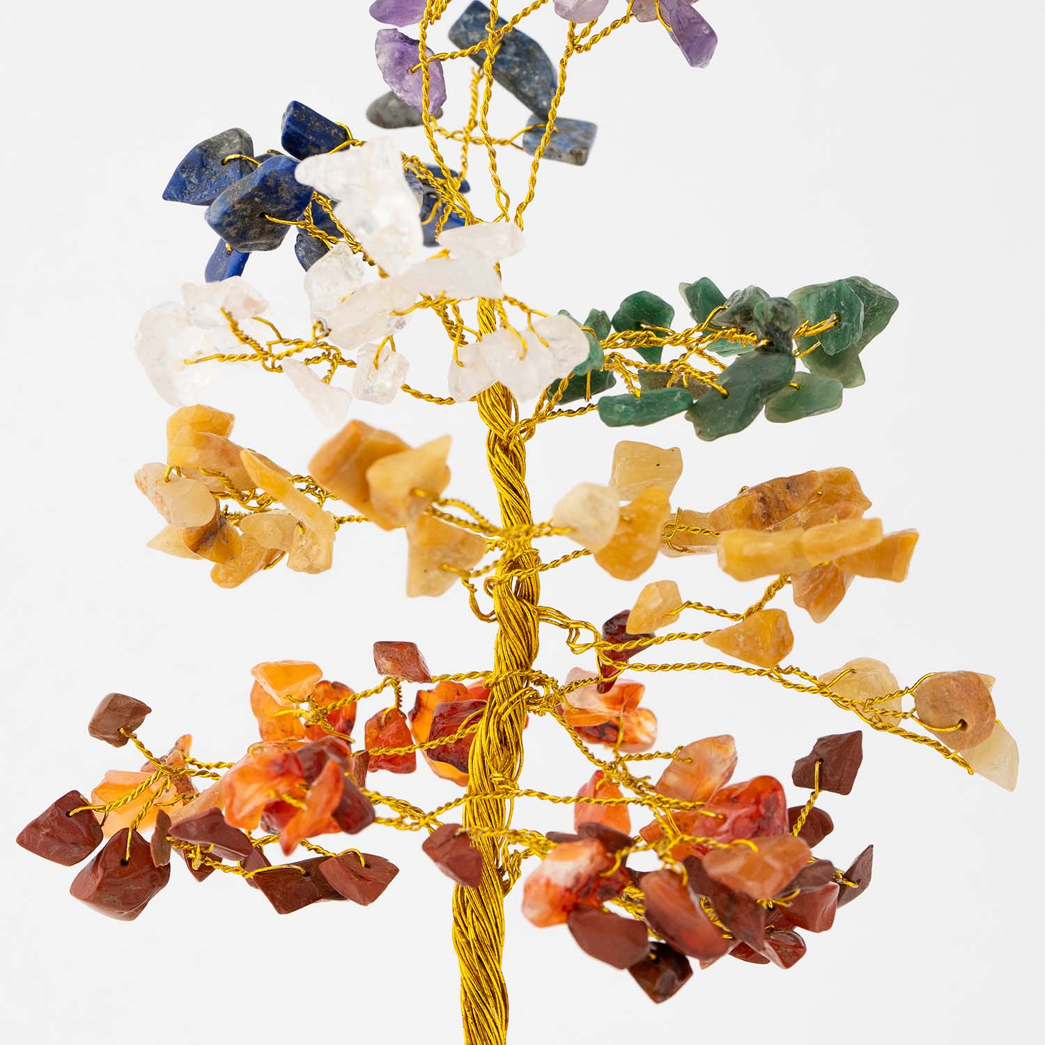 Natural Stone Tree Mini 7 Chakra Natural Stone Tree