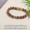 Natural Stone Jewellery Spiritual Rudraksh Natural Stone Bracelet with Magsnap