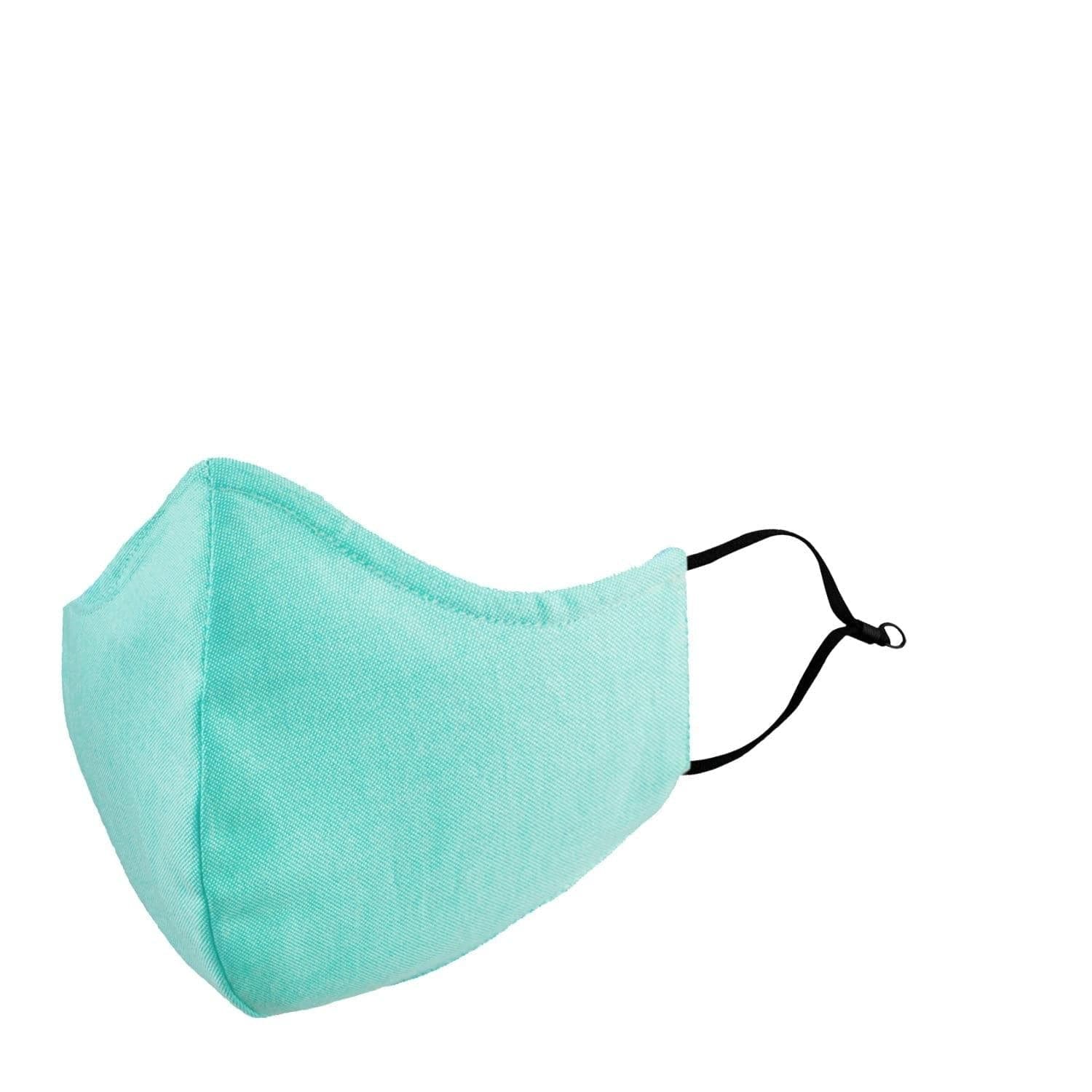 Aqua Blue Teens Cotton Aero Mask